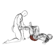 Animación de assisted lying gluteus and piriformis stretch
