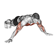 Animación de archer push up